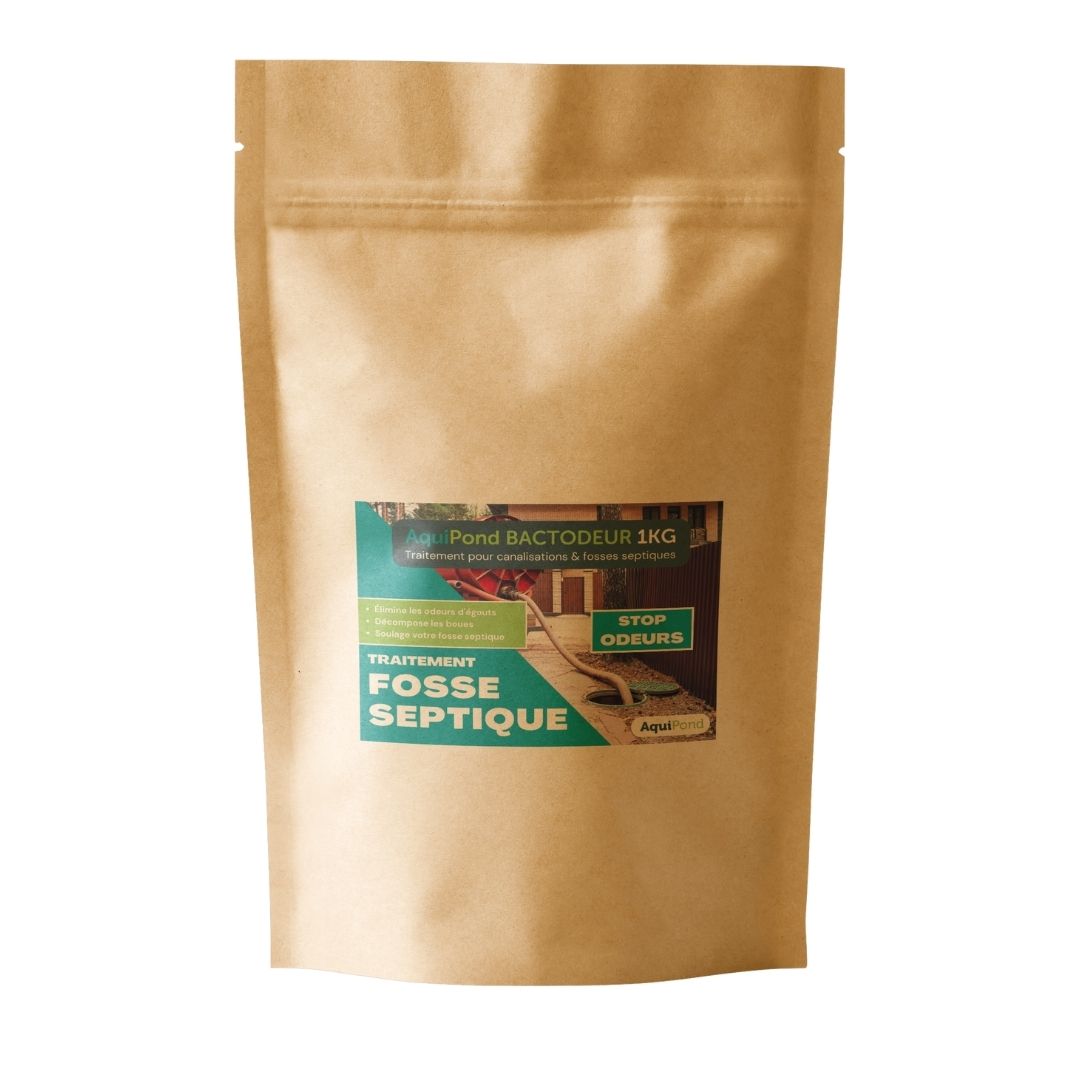 Aquipond Bactodeur 500G - Neutraliza olores de alcantarilla y mejora su fosa séptica