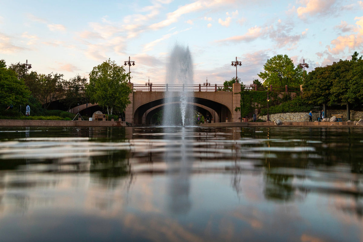 Fontaine flottante Kasco dans un plan d'eau