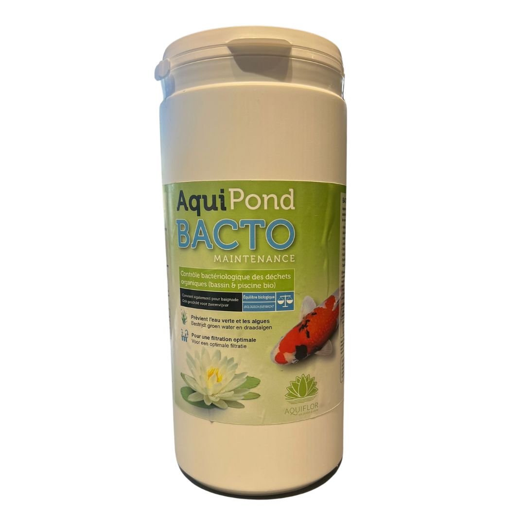 Aquipond Bacto Maintenance 1KG - Bactéries de maintenance pour étang - Traite 20M³ par Saison