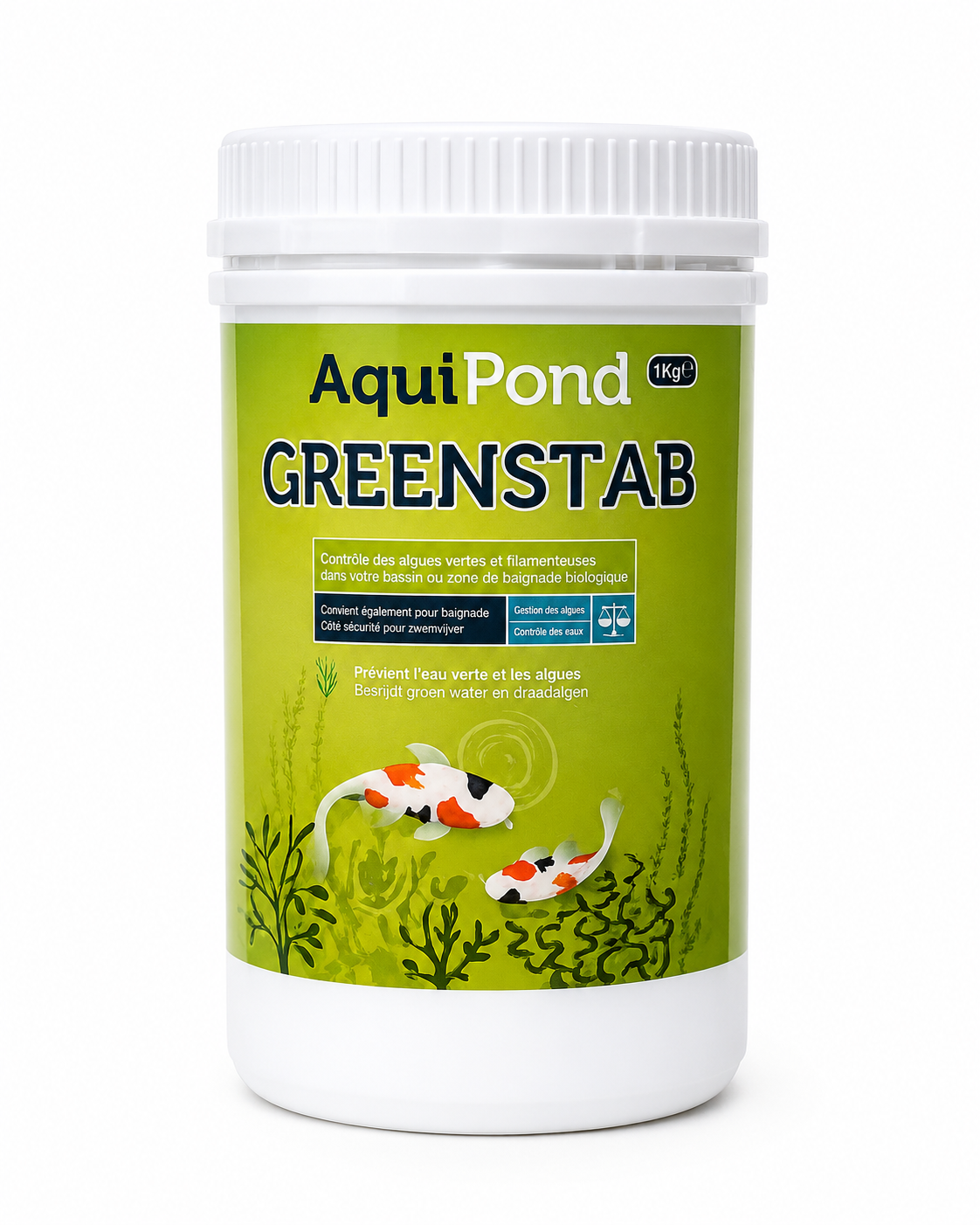 Aquipond Greenstab 1KG - Traitement contre les algues
