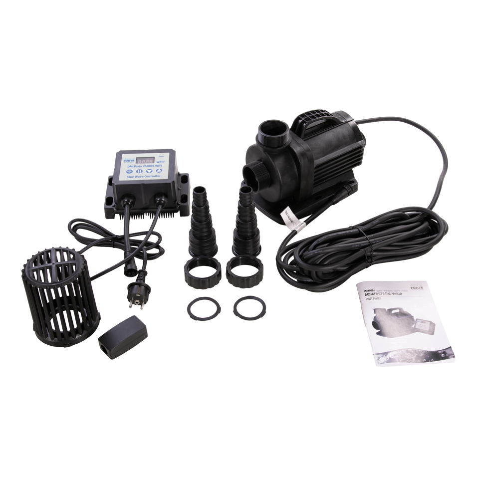 Aquaforte Pompes pour filtres et ruisseaux DM Vario 25000 WiFi - Pompe pour étang - Aquaforte 8717605130088 RD805