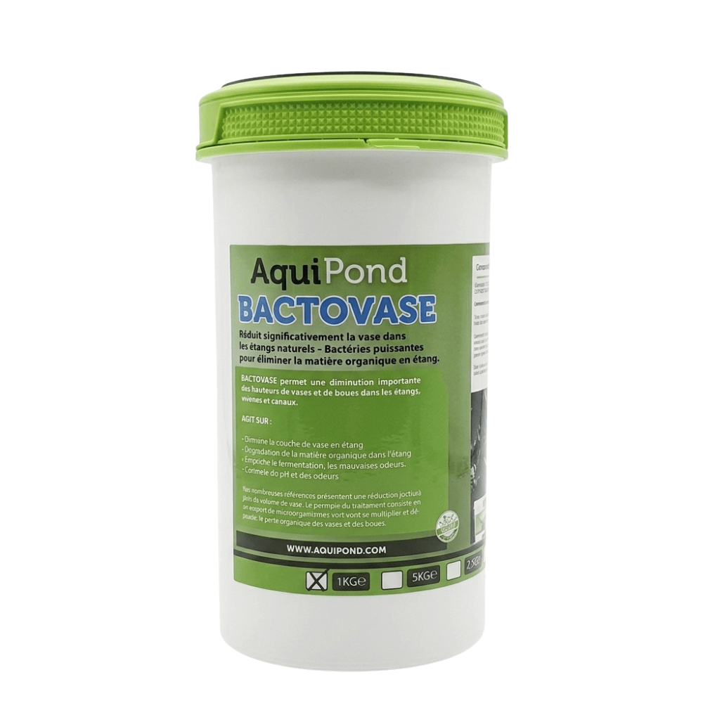 Aquipond Bactovase - 1Kg - Permet de réduire la vase en étang naturel