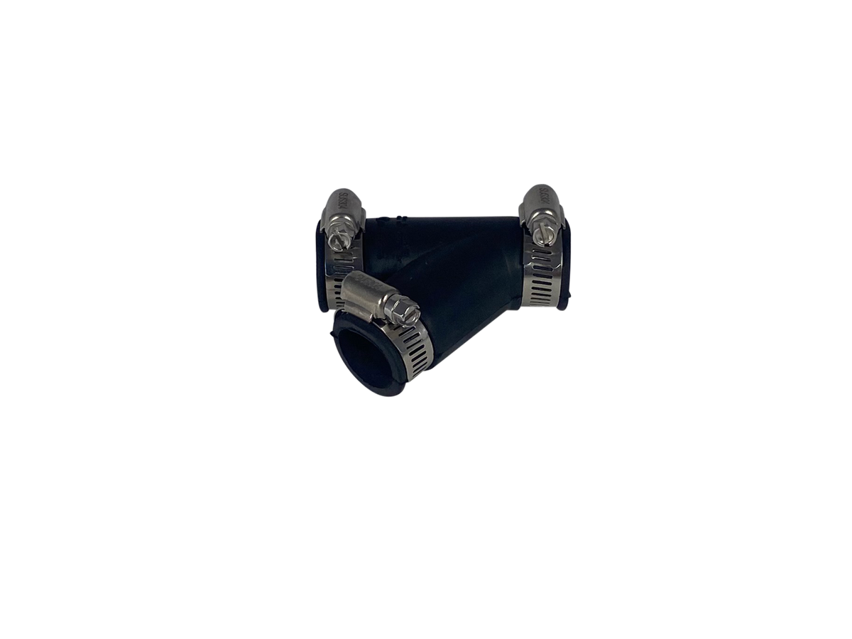Pièce en Y en EPDM souple 25 mm — Aquitechnics — vue 1