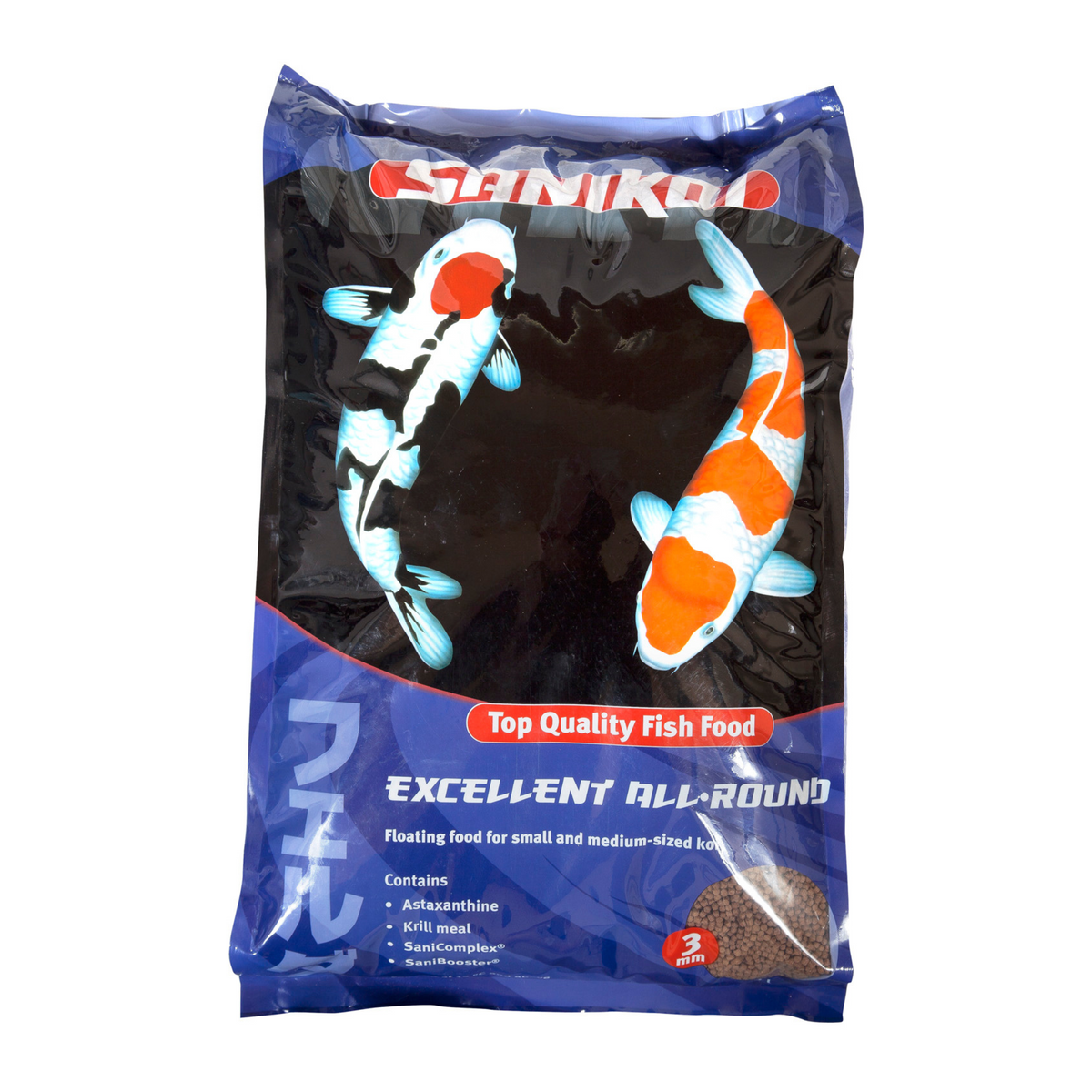 Nourriture pour poissons Excellent All-Round 3 mm 10 l - SaniKoi
