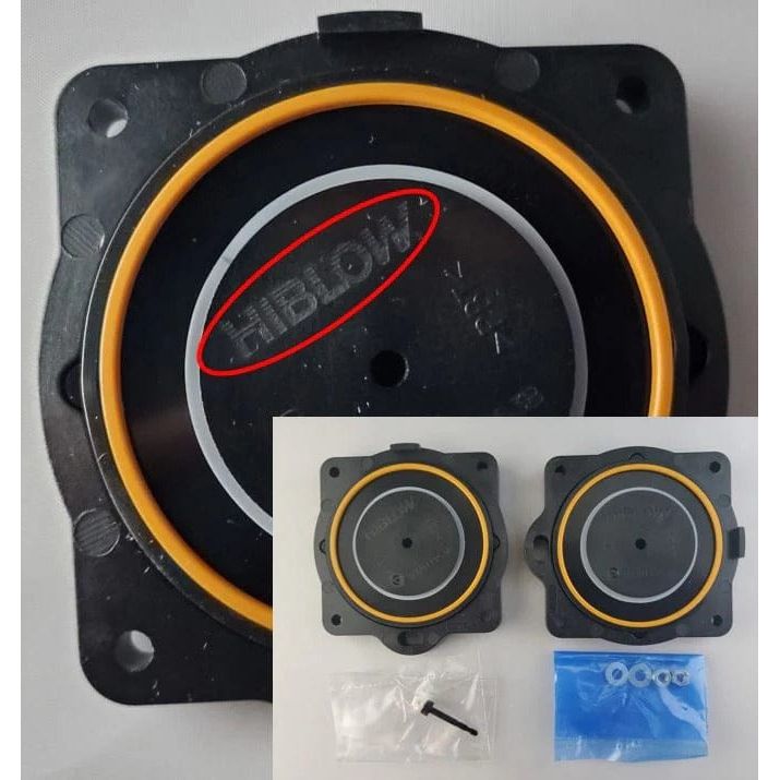 Hiblow Set de membranes pour HP60 à 80 Hiblow - DIAPHRAGM MOUNTING BLOCK (2pcs / set) HiBlow HP-60 / 80 80PD000040P