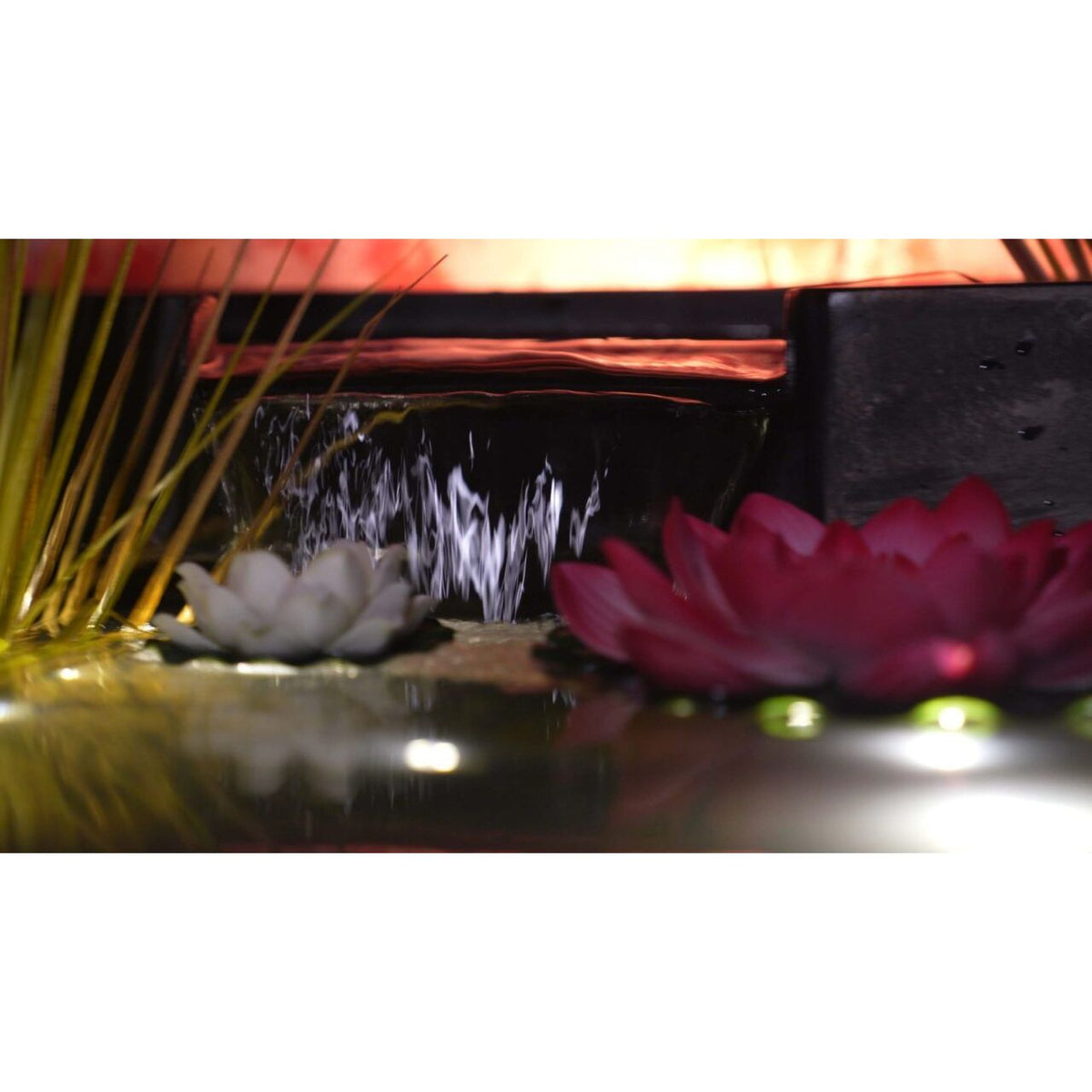 Bassin décoratif Fountain Pond Waterfall carré 75x35 cm - Velda