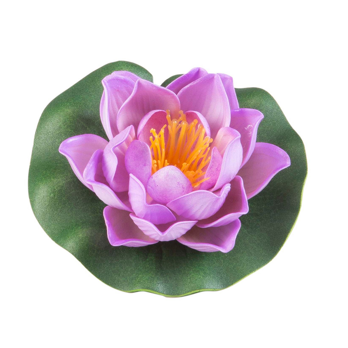 Lotus flottant en mousse rose 10 cm - Velda
