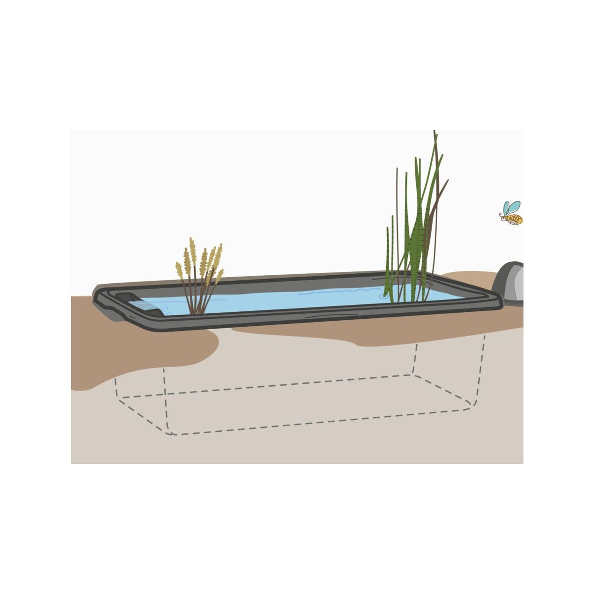 Bassin Orbis Bio-Pond 76 x 46 cm - Set - Velda