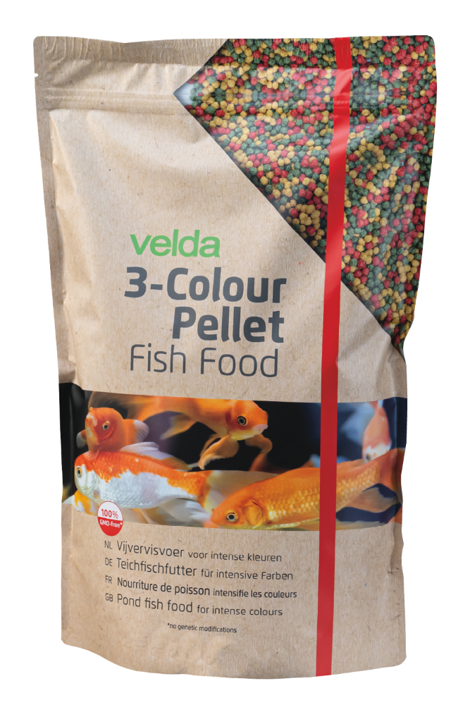 Nourriture pour poissons 3-Colour Pellet Food 3000 ml - Velda