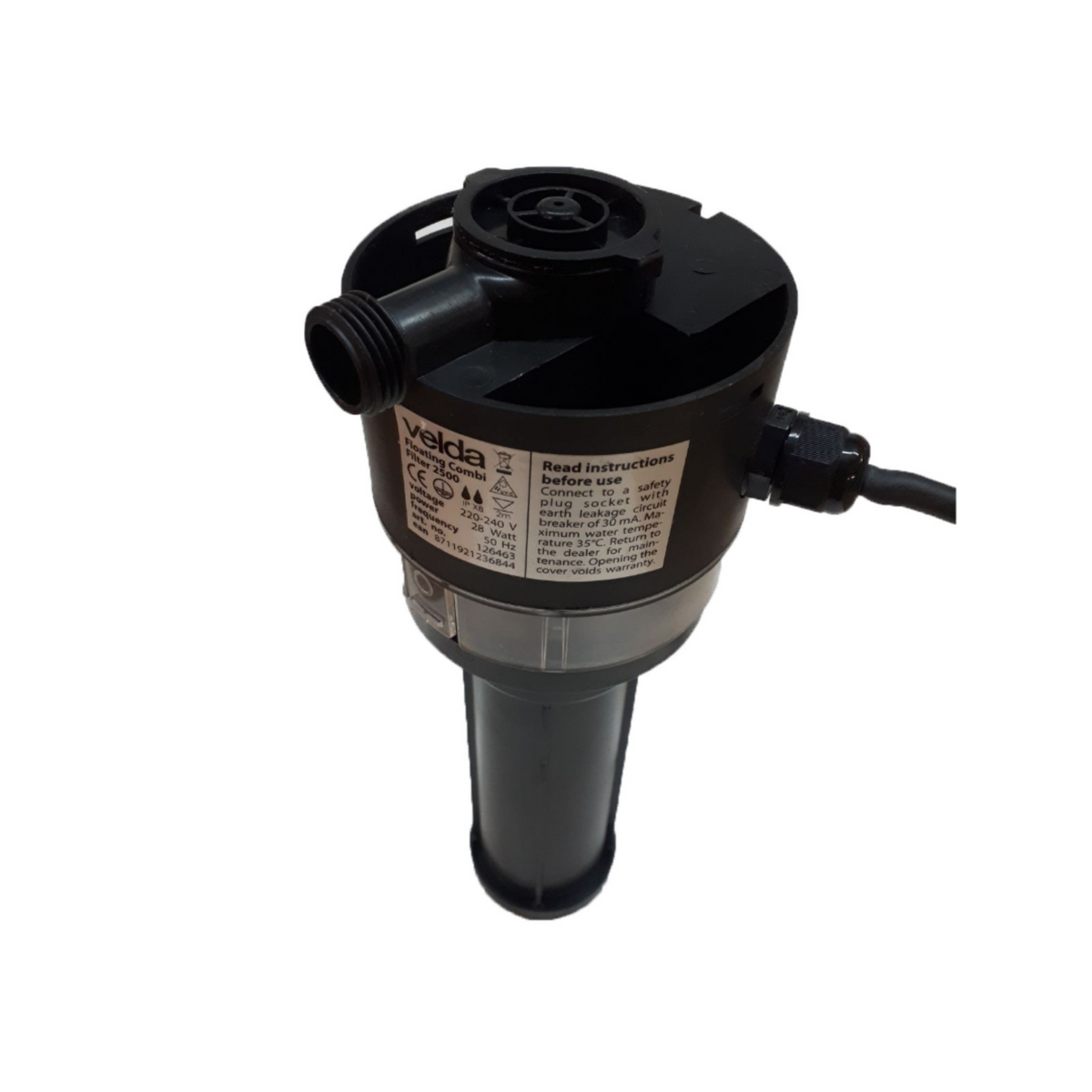 Transformateur + Pompe 13 Watt pour Floating Combi Filter 2500 - Velda - Réf. 126454
