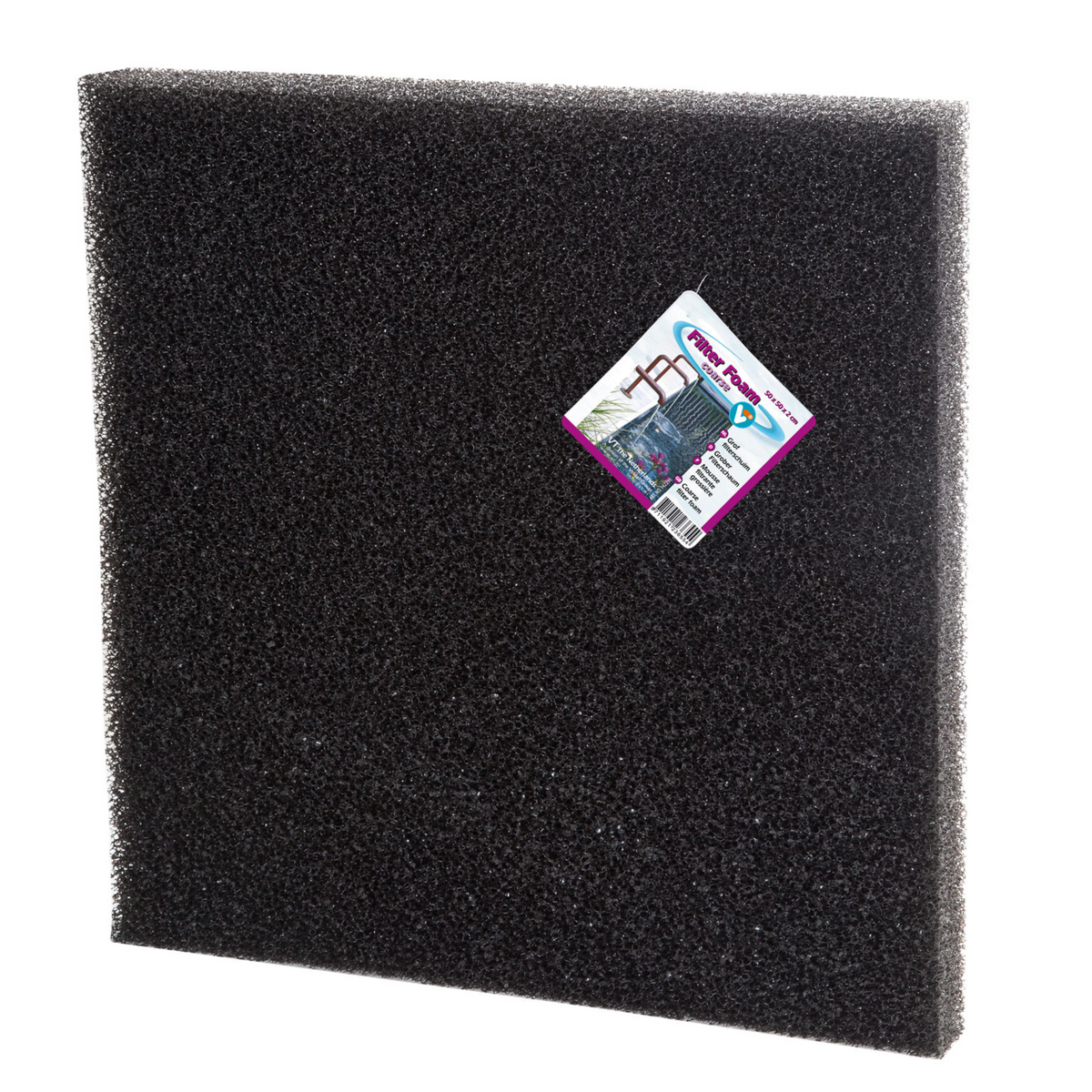 Mousse filtrante noir 50x50x2 cm - Velda