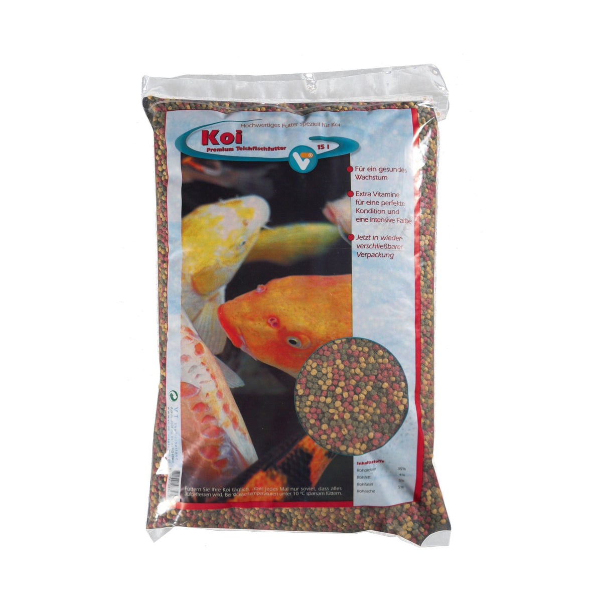 Nourriture pour poissons Koi Pellets Premium 15 l - Velda