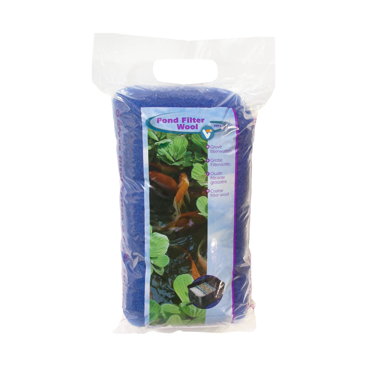 Ouate filtrante Pond Filter Wool bleu 500 g - Velda