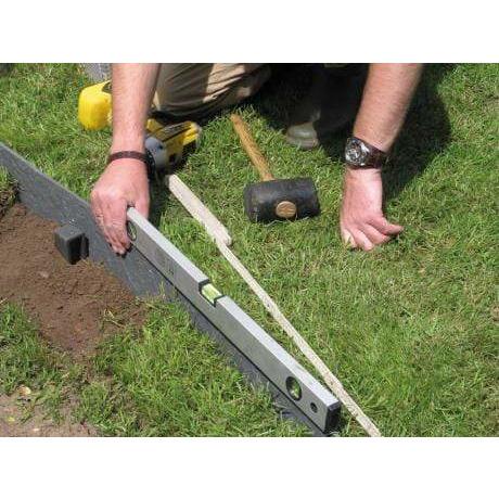ECOO Bordures de bassin Ecolat enroulée Gris - 10M x 14CM x 0.7CM - Bordure de bassin ECOO 5400929504934 55061