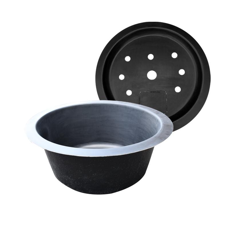 Foudebassin.com Bassins préformés PACK Bac de fontaine + couvercle 105 x 32CM - Polyester AQ2114-FB