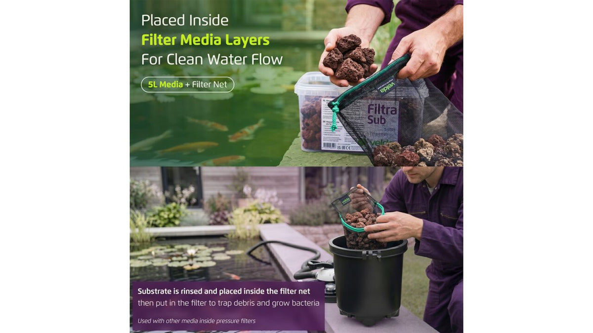 Filter Carbon 5 L - Charbon actif pour filtre de bassin - Velda