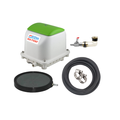 Complete JDK air pump kit #2 – High Japanese quality for ponds from 10 to 20 m³