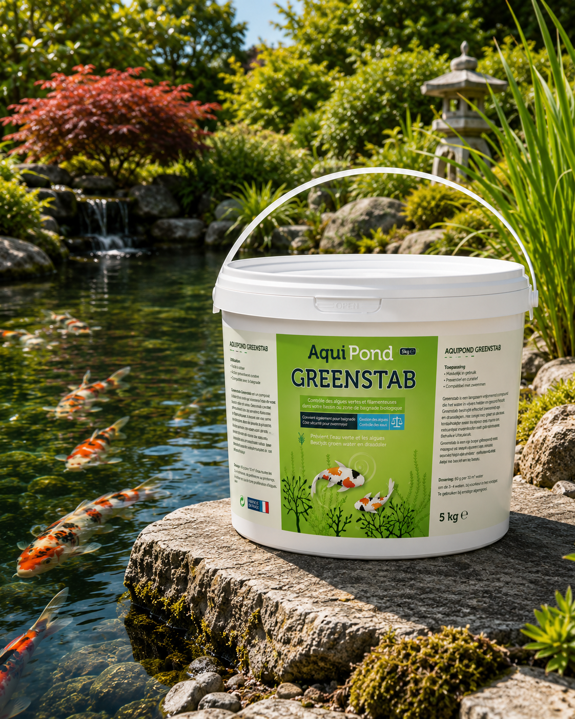 Aquipond Greenstab 5KG - Traitement contre les algues