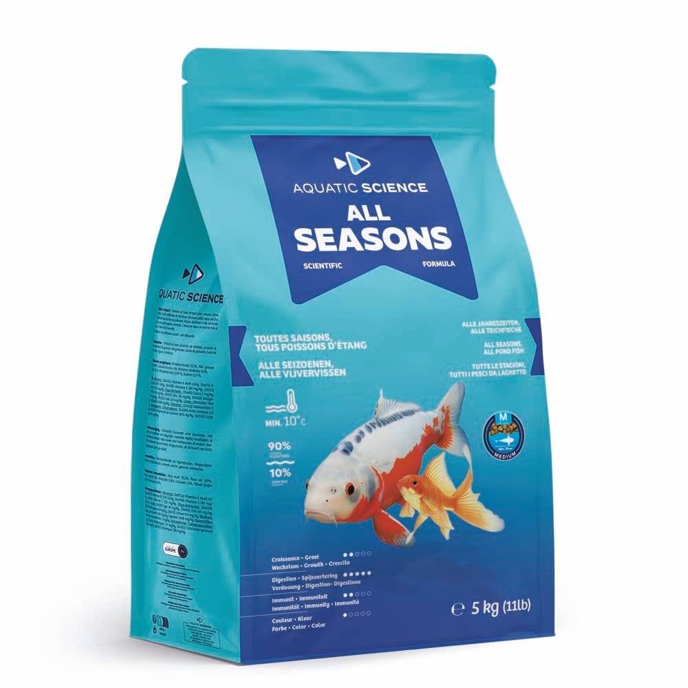 Aquatic Sciences Nourriture All Seasons MEDIUM 5kg - Aquatic Science - Aliment de base toutes saisons de qualité 5407012140055 ASALLM5