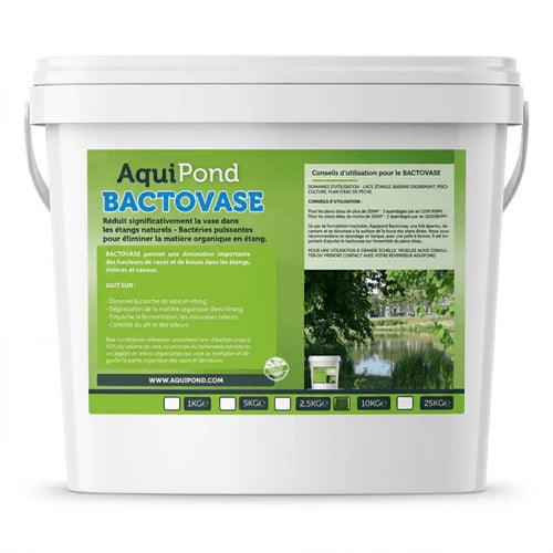 Aquipond Bactovase - Permet de réduire la vase en étang naturel