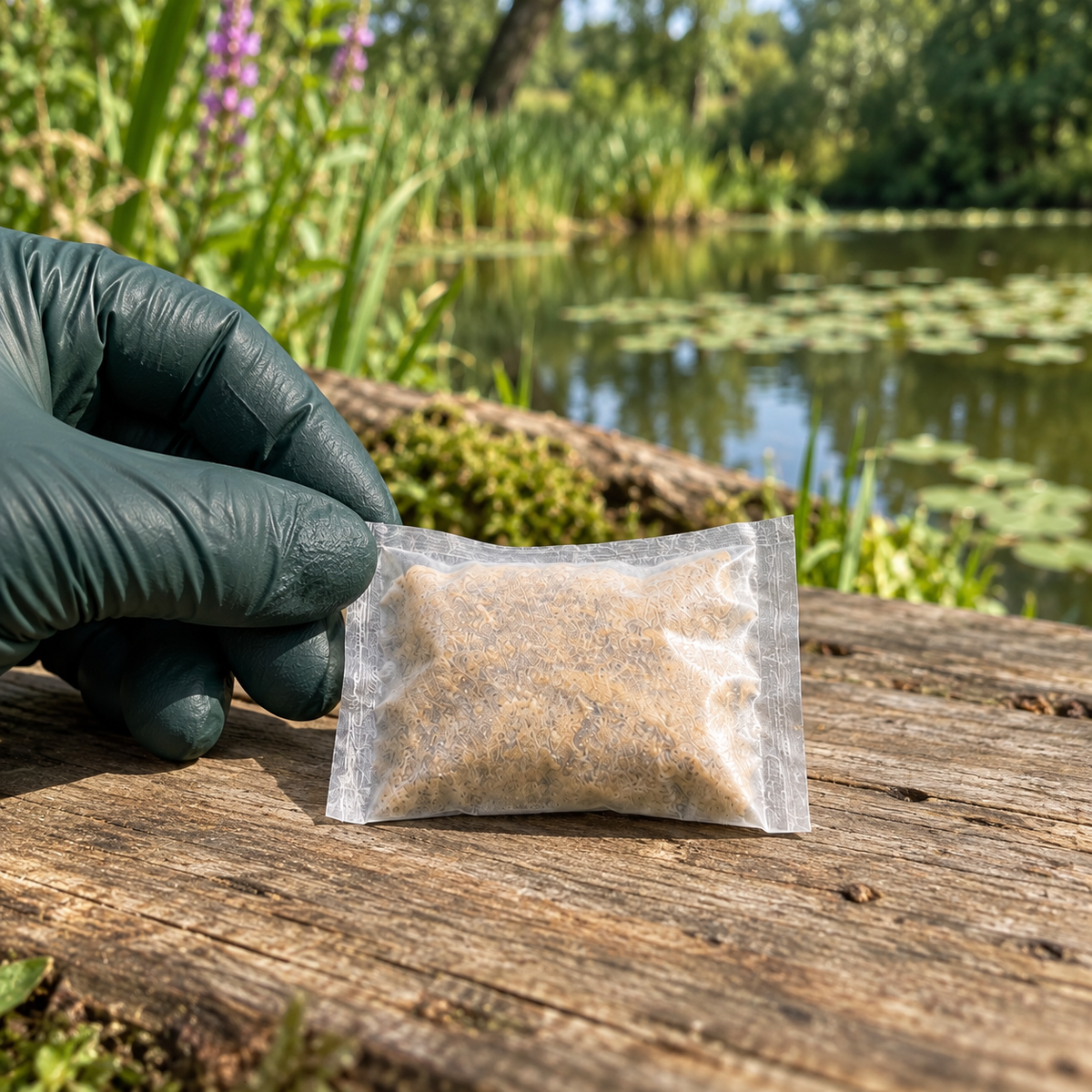 Aquipond Bacto Lake 1 kg – Bactéries pour une eau claire en étang naturel (1 000 m²)