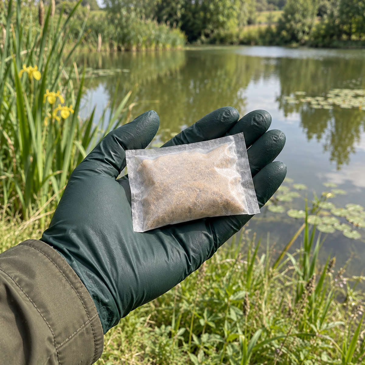 Aquipond Bacto Lake 100 g – Bactéries pour une eau claire en étang naturel (100 m²)