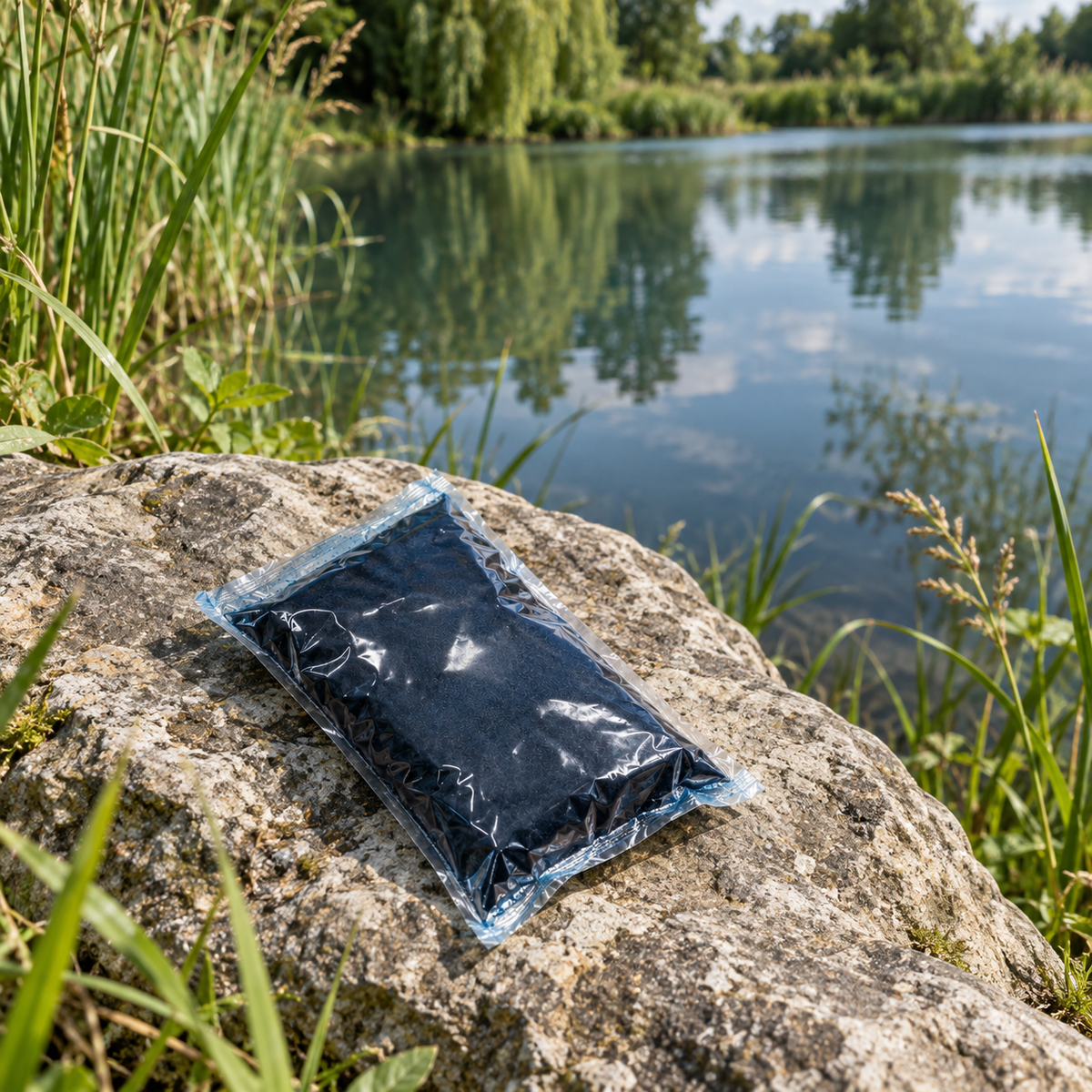 Aquipond Blue Lake 10 – 5 kg (50 sachets) – Colorant bleu pour étang naturel