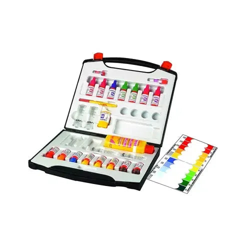Aquipond Valise d'analyse d'eau – Tests essentiels pour étang et bassin