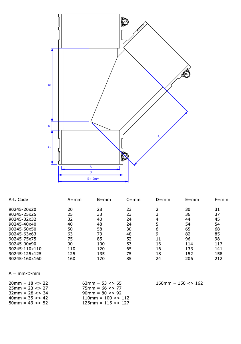 Pièce en Y en EPDM souple 32 mm — Aquitechnics — vue 2