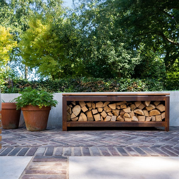 Banc range-bûches Stère - Aquigarden