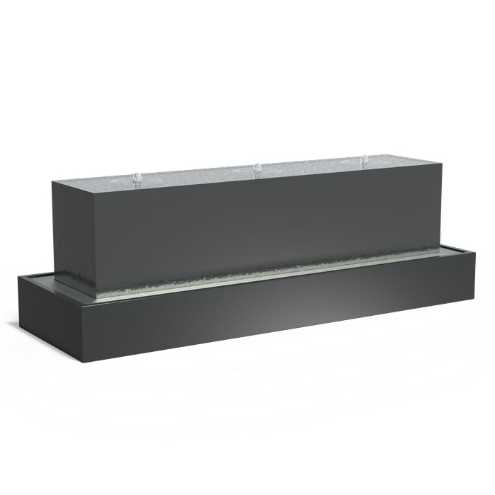 Bloc d'eau Source en aluminium anthracite - Aquigarden