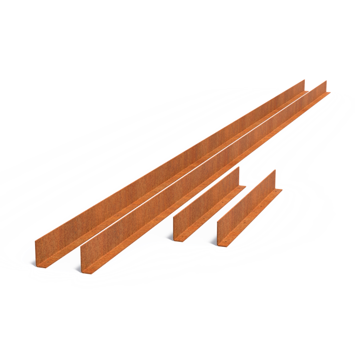 Bordure de finition pour bassin miroir Reflet en acier corten - Aquigarden