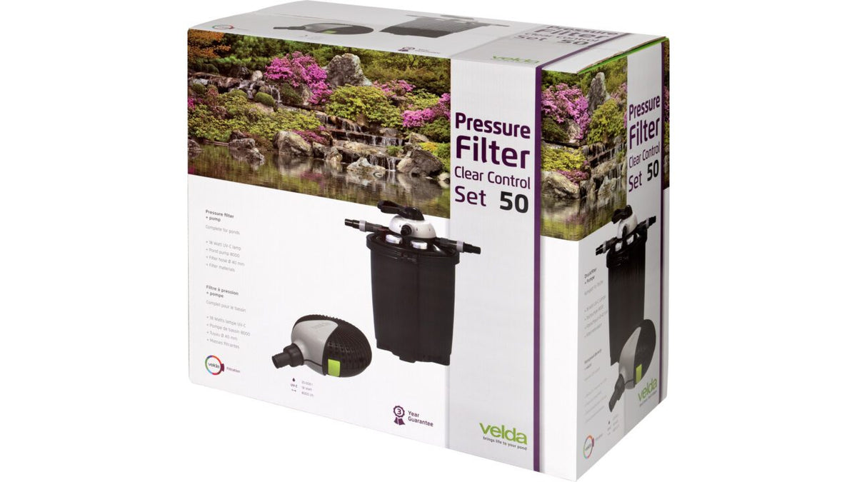 Clear Control 50 Set - Kit de filtration de bassin - Velda