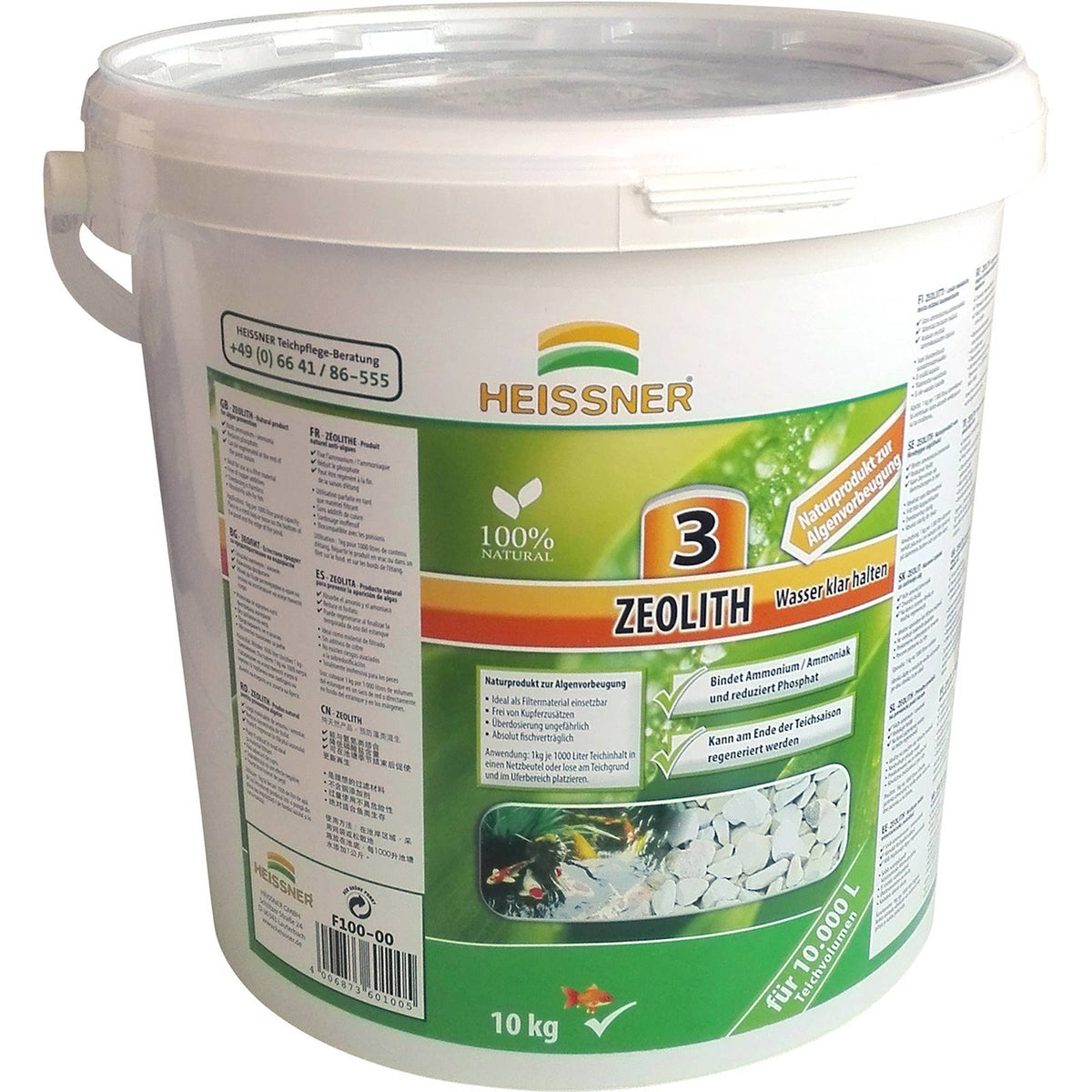 Zéolithe Heissner – 10 kg pour 10 000 l