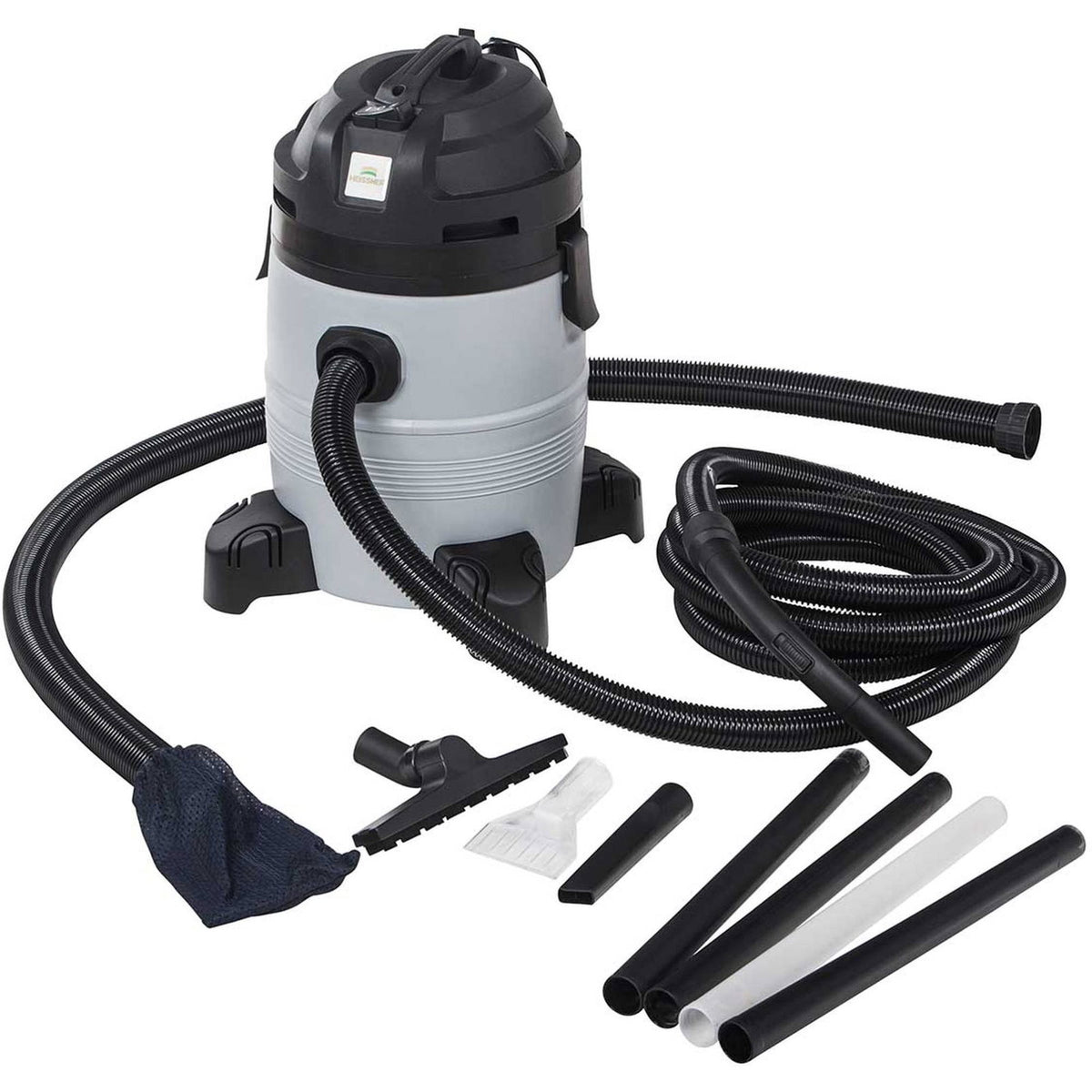 Aspirateur de bassin BASIC Heissner – 35 l, 1 400 W