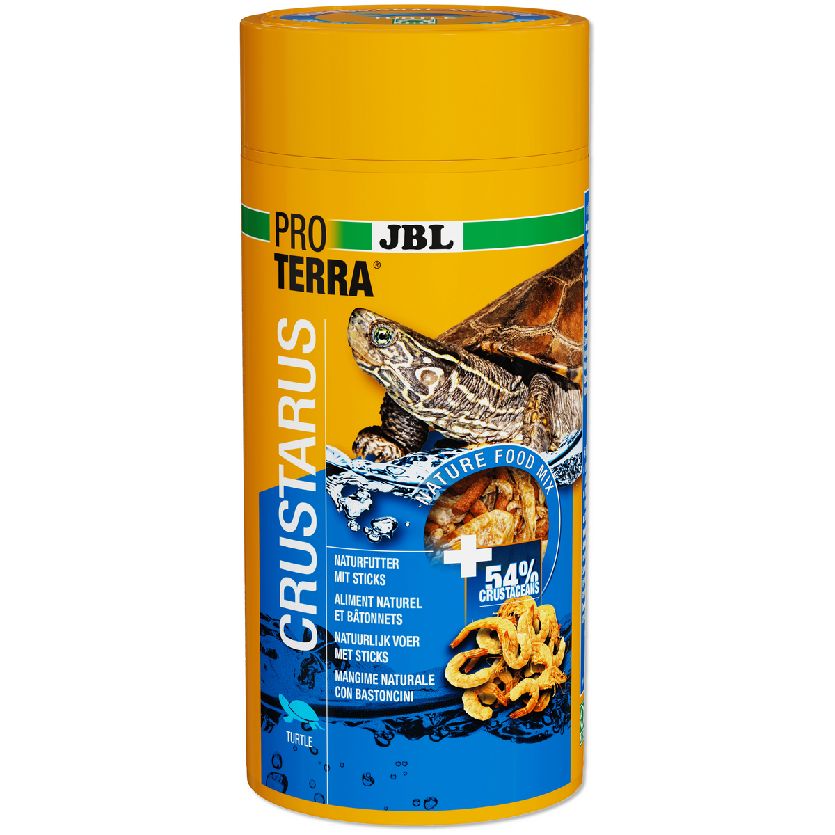JBL 1000 ml ProTerra JBL Crustarus - Mélange alimentaire complet pour tortues d’eau et cistudes à base d’écrevisses, de poissons, de crevettes et de bâtonnets 4014162723222 7232200