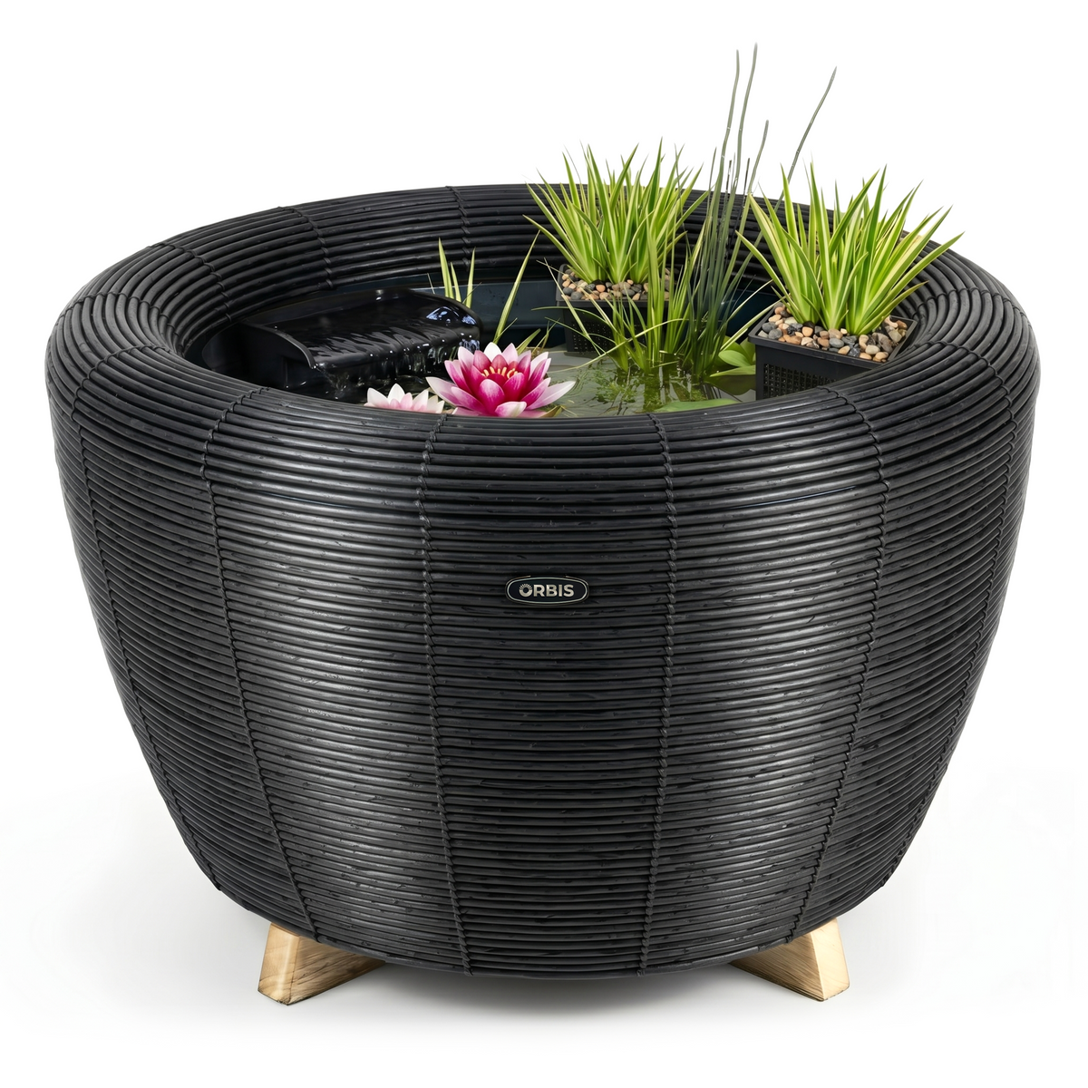 Orbis Mini Pond - Patio Bassin - Black Anthracite - Mini bassin de Terrasse