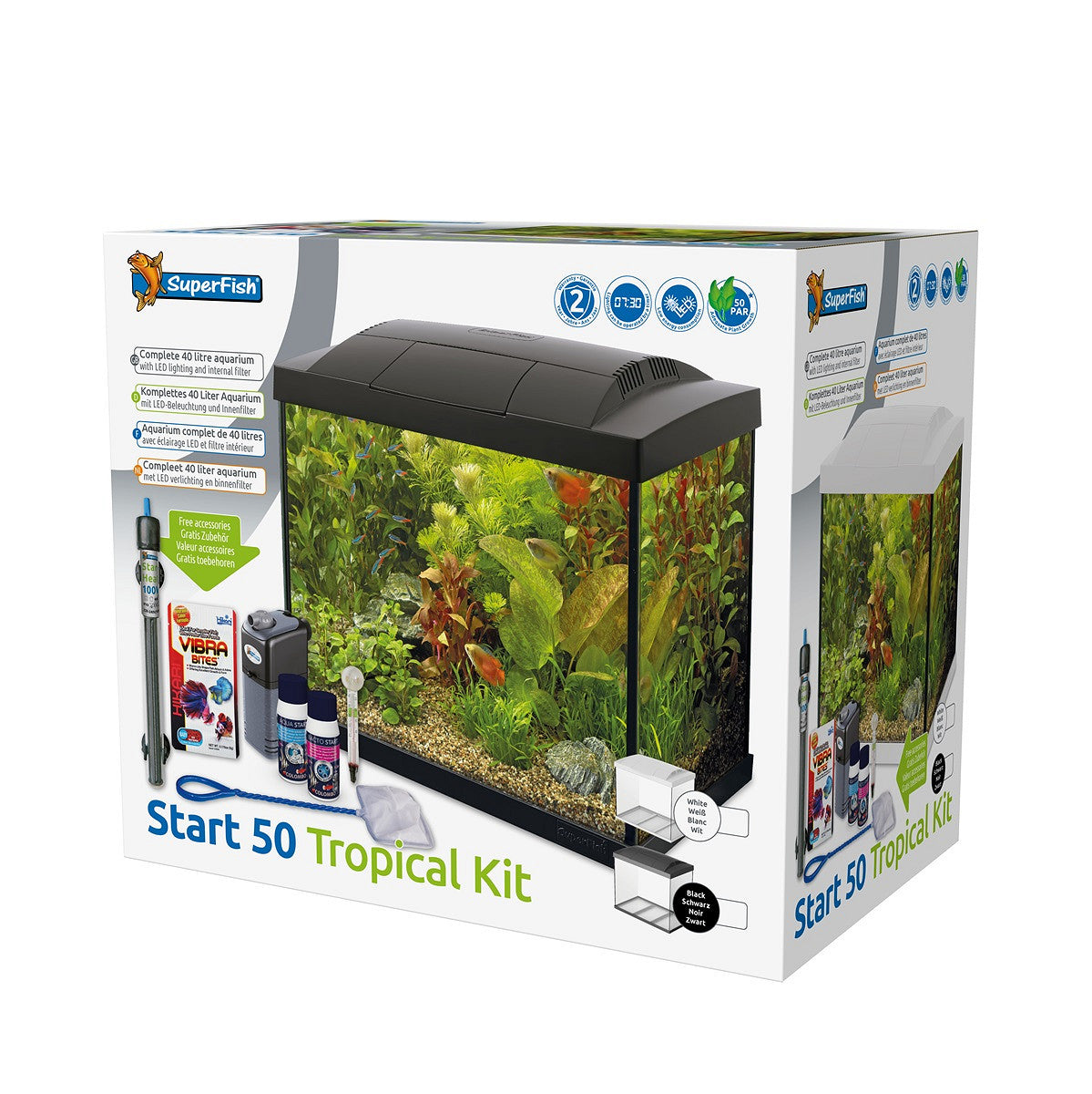 SuperFish START 50 40 L blanc — emballage