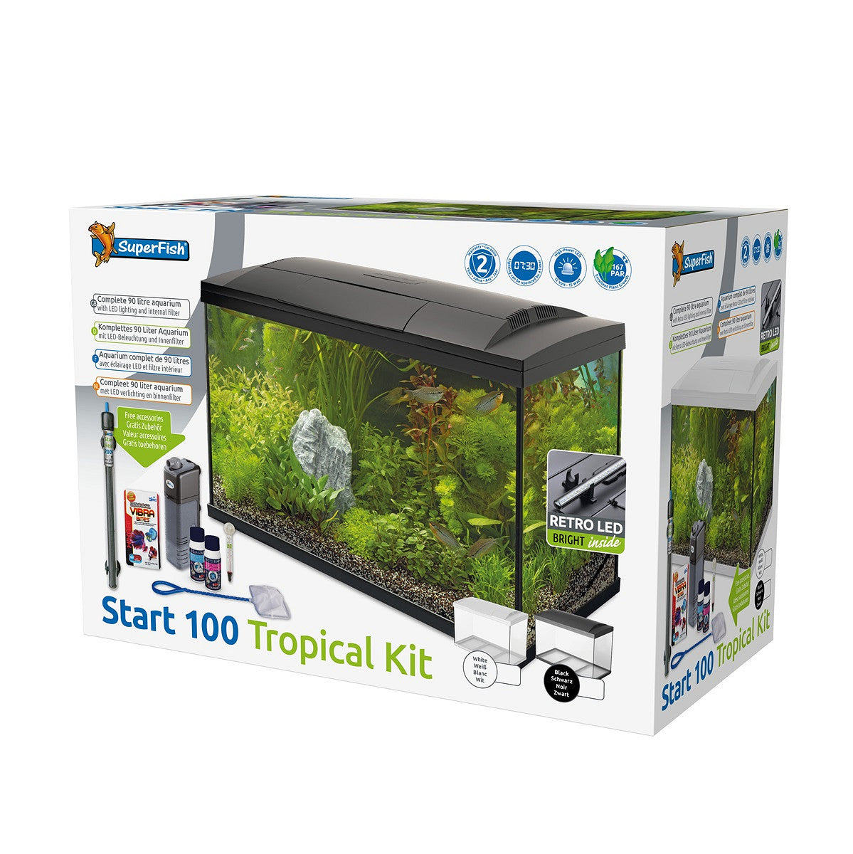 SuperFish START 100 90 L noir — emballage