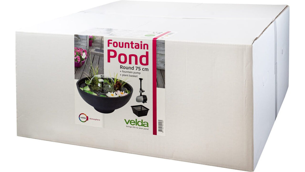 Bassin décoratif Fountain Pond rond 75x35 cm - Velda