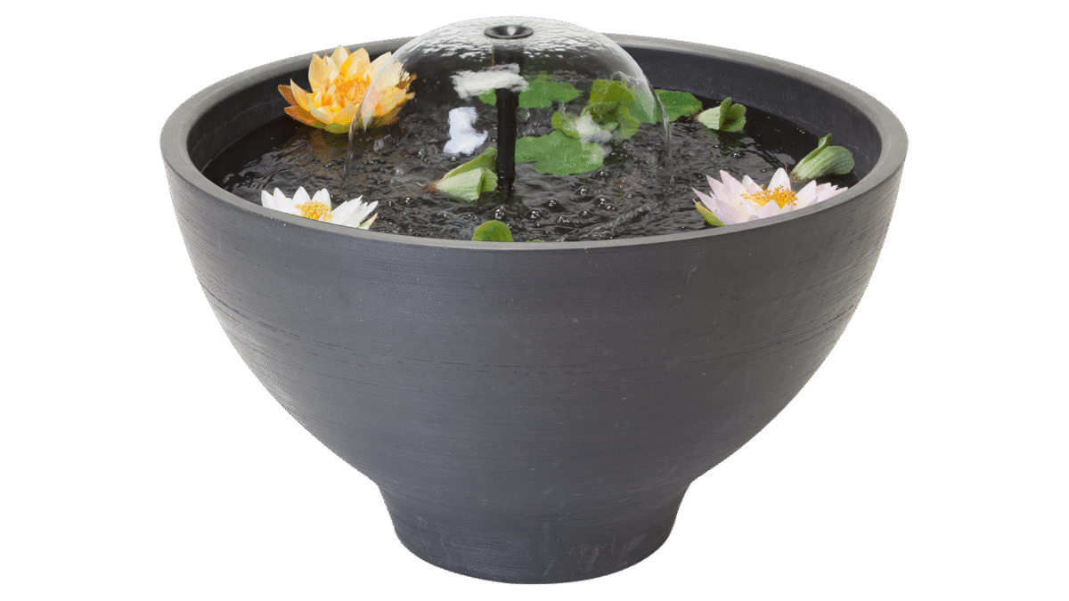 Bassin décoratif Fountain Pond Waterfall carré 75x35 cm - Velda