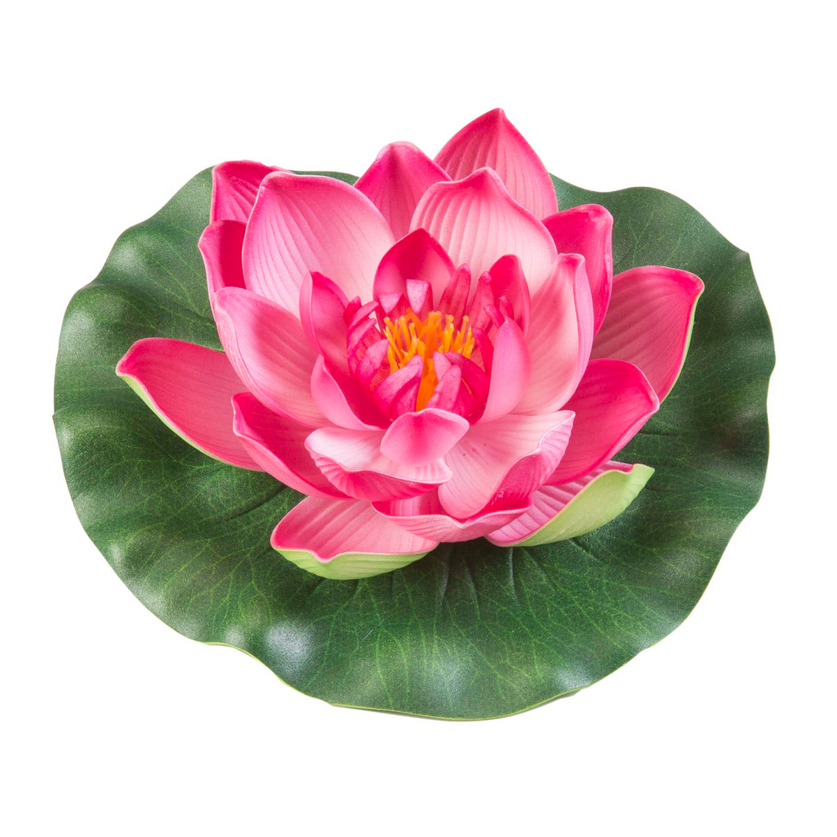 Lotus flottant en mousse fuchsia 17 cm - Velda
