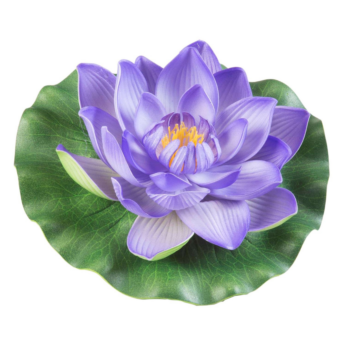 Lotus flottant en mousse violet 17 cm - Velda