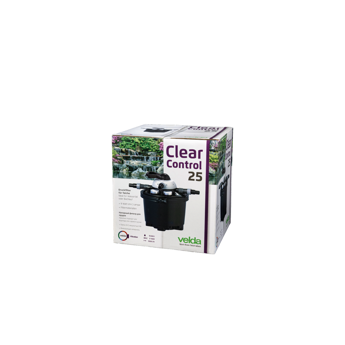 Clear Control 25 + UV-C 9 W - Velda