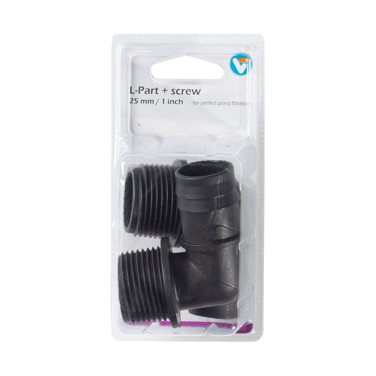 Coude + filetage 25 mm / 1 pouce - Velda