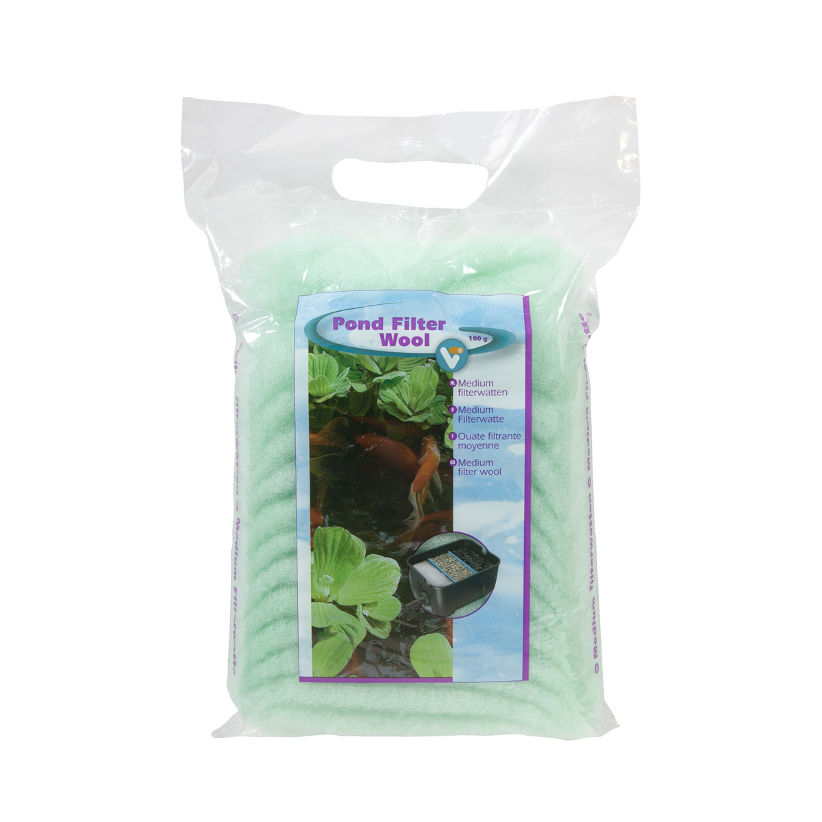 Pond Filter Wool vert 100 g - Velda