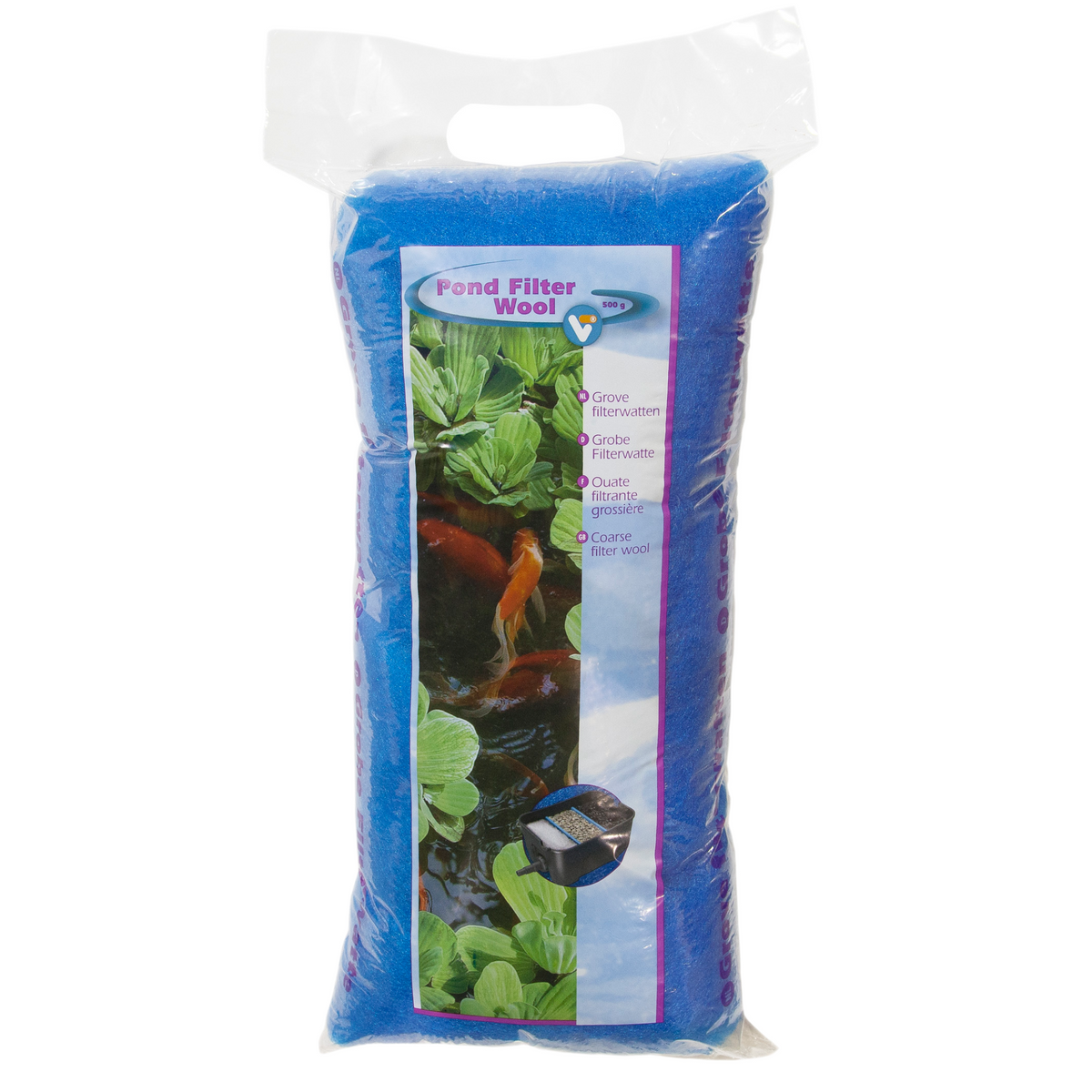 Ouate filtrante Pond Filter Wool bleu 500 g - Velda