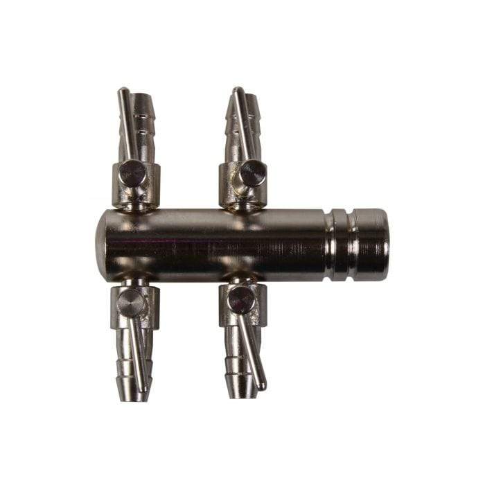 Aquaforte Robinets pour pompe à air 4 VOIES Vanne pour pompe à air 9mm - 4/6/8 voies - Aquaforte 8717605039640 SC265