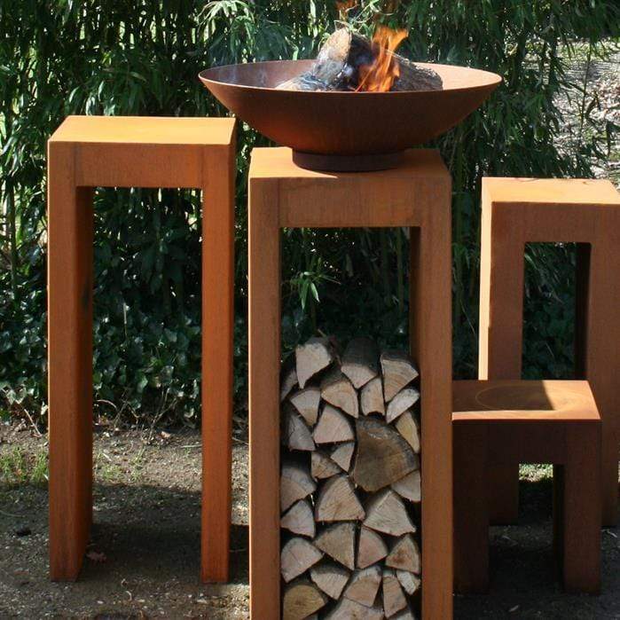 Forno Cooking Braséro Braséro Acier Corten Rond 80CM - 800x210MM BNS2