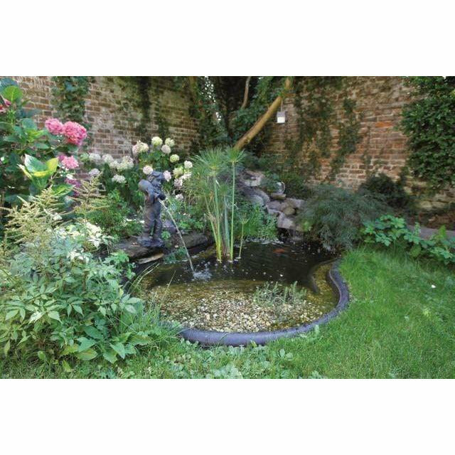 FOUDEBASSIN.COM UBBINK IRIS SIII - bassin préformé - HDPE, surface 2,21 m², profondeur max 50 cm, volume d'eau 530 l - H50 x 205 x 130 cm 8711465310178 1311017